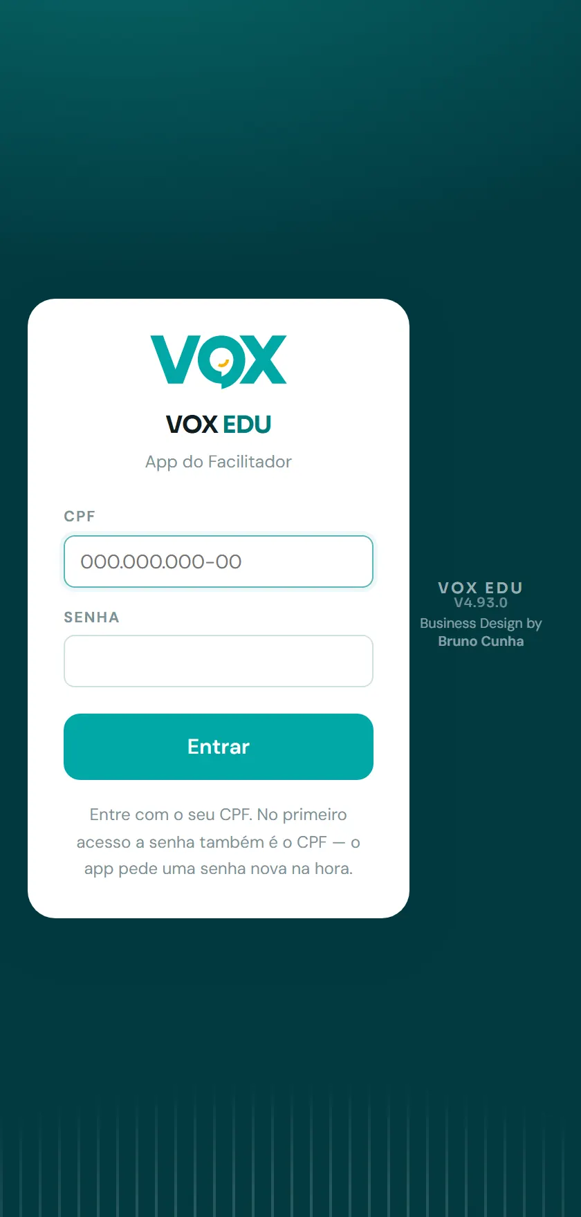 App do facilitador